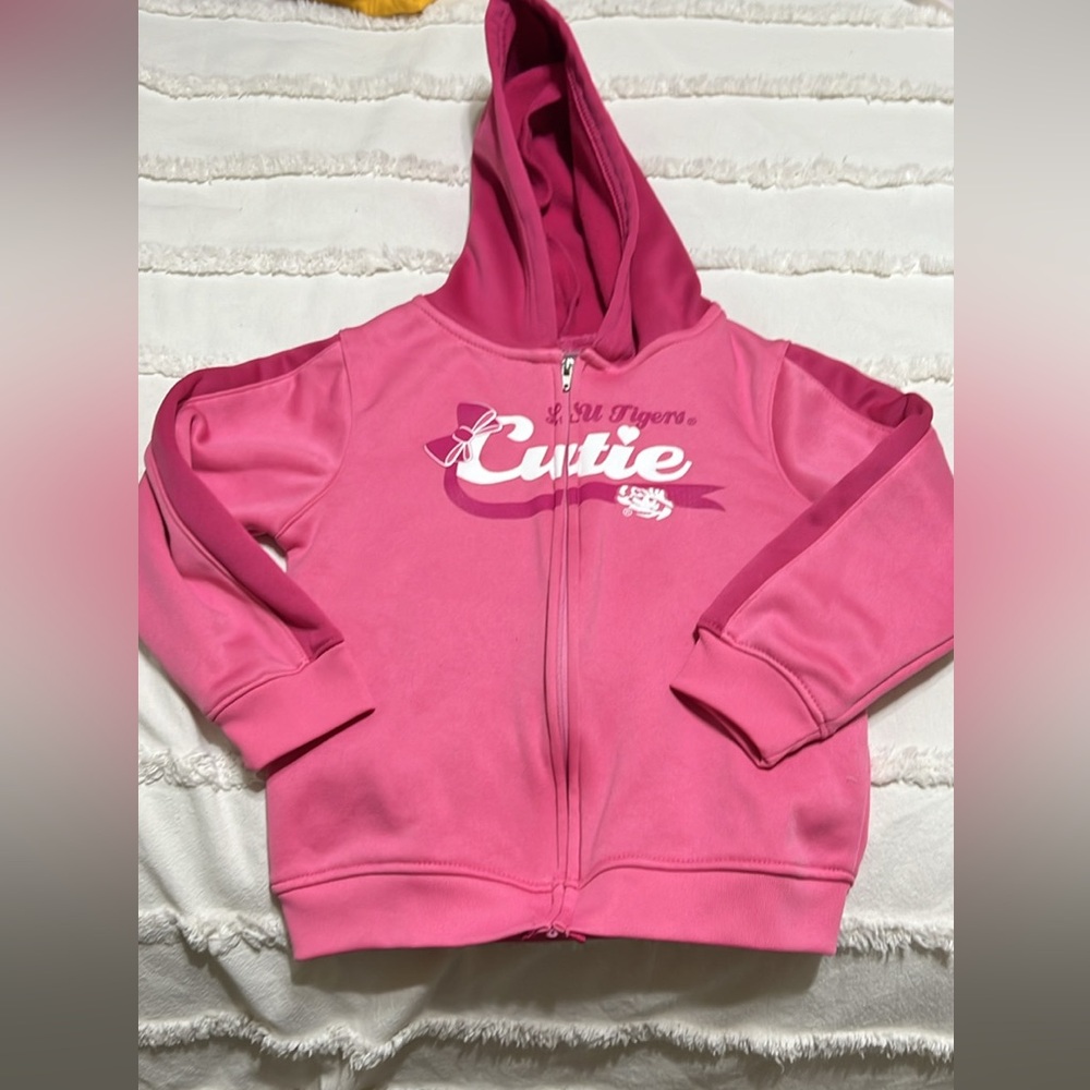 LSU Pink Kids Hoodie